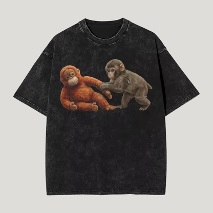 Punch Monkey And Ora Mama T Shirt