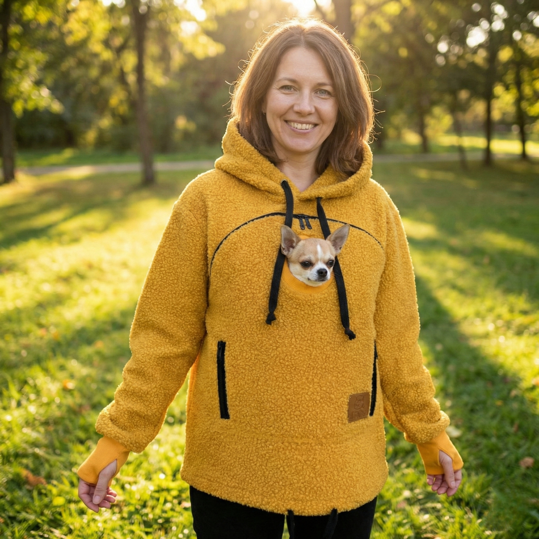 Pet Hoodie Carrier With Front Pocket