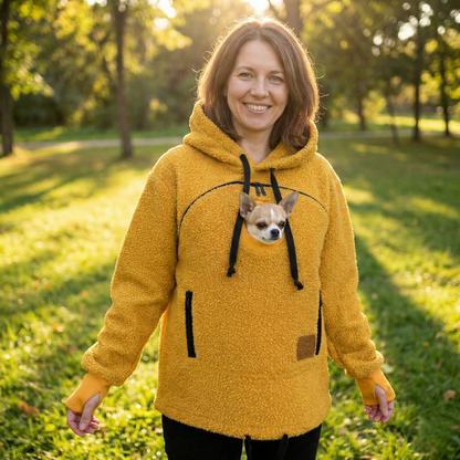 Pet Hoodie Carrier With Front Pocket