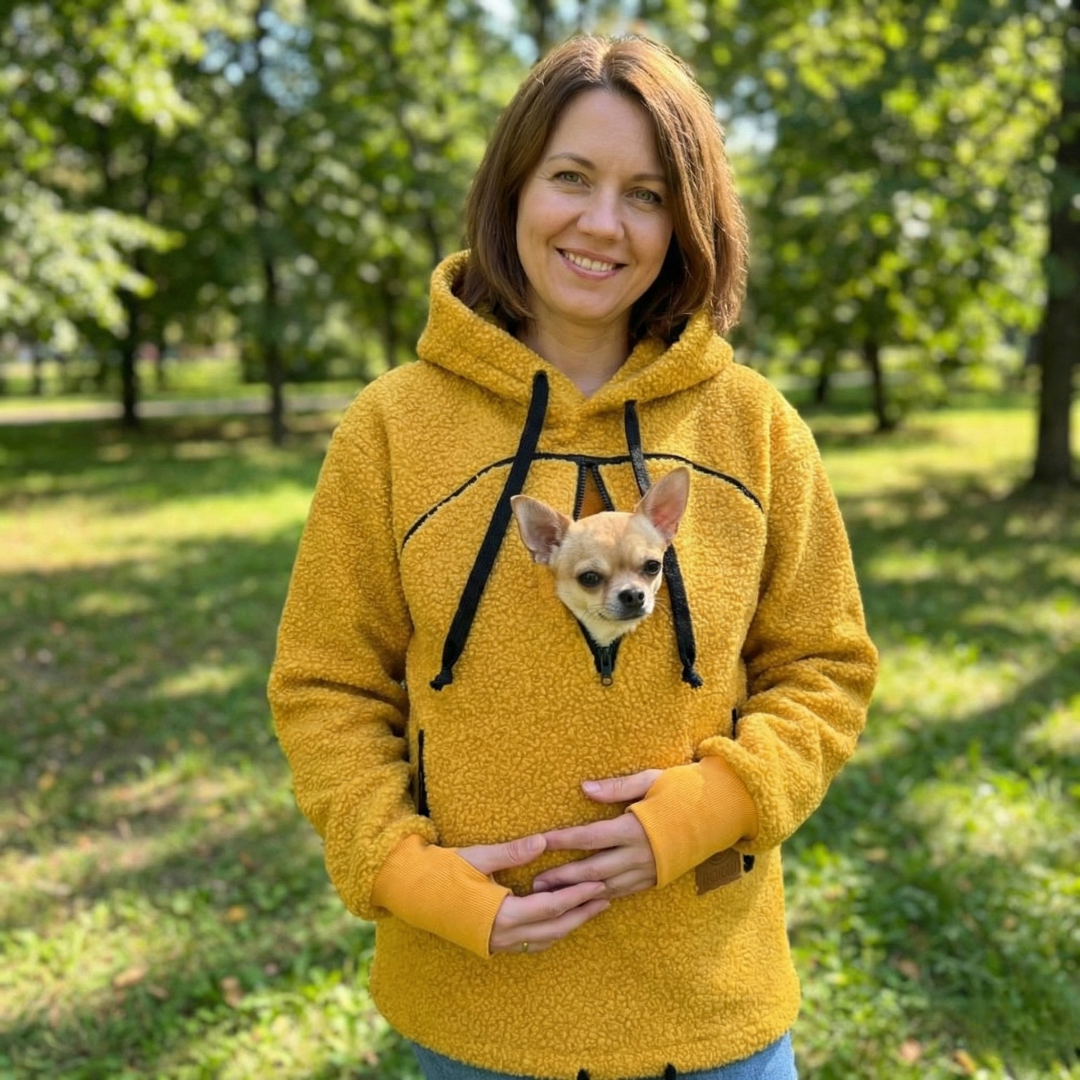 Pet Hoodie Carrier With Front Pocket