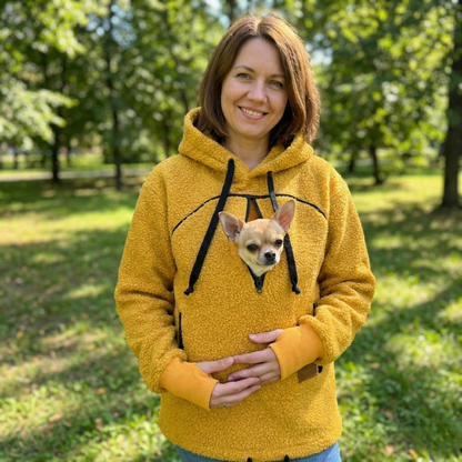 Pet Hoodie Carrier With Front Pocket
