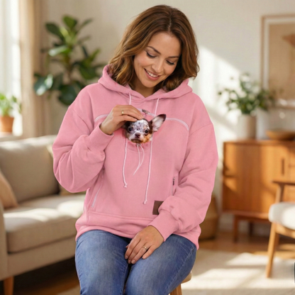 Pet Hoodie Carrier With Front Pocket