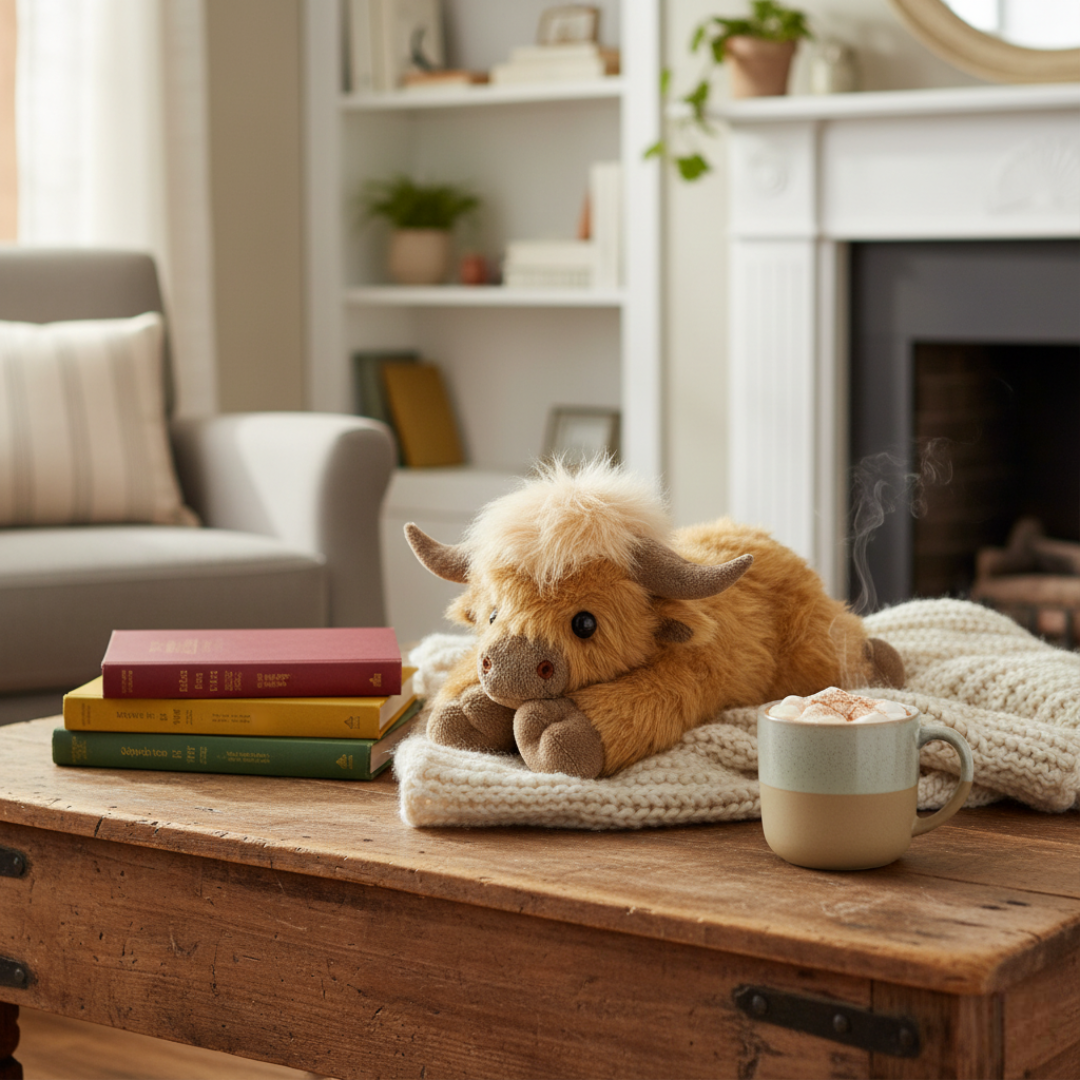 Cartoon Highland Cow Stuffed Toy | SLIMG:7226553473533223211