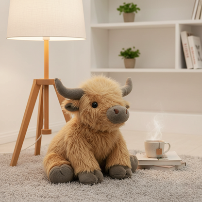 Cartoon Highland Cow Stuffed Toy | SLIMG:7226553472040050196