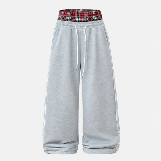Casual 2 In 1 Thick Knit Streetwear Joggers For Men