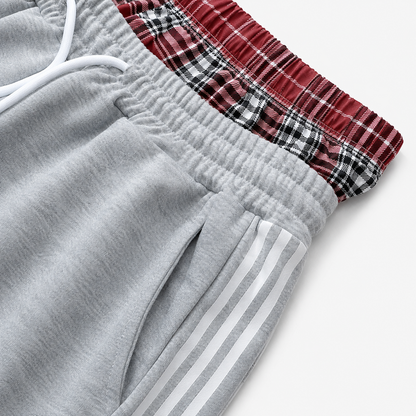 Casual 2 In 1 Thick Knit Streetwear Joggers For Men