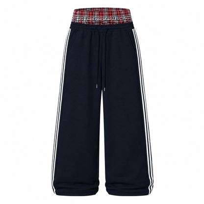 Casual 2 In 1 Thick Knit Streetwear Joggers For Men