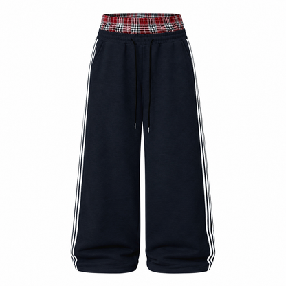 Casual 2 In 1 Thick Knit Streetwear Joggers For Men
