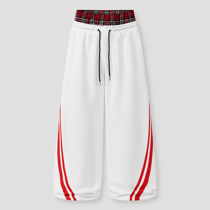 Casual 2 In 1 Thick Knit Streetwear Joggers For Men