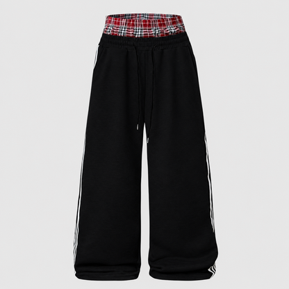 Casual 2 In 1 Thick Knit Streetwear Joggers For Men