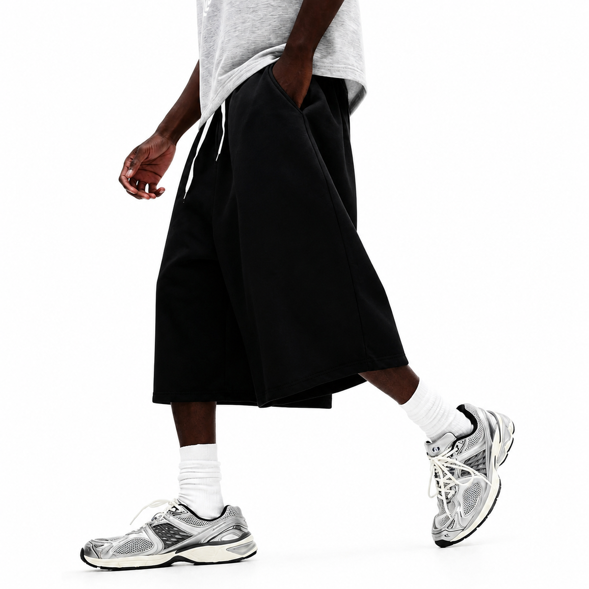 Casual Knit Loose Fit Sports Pants For Men | SLIMG:7679853377774167211