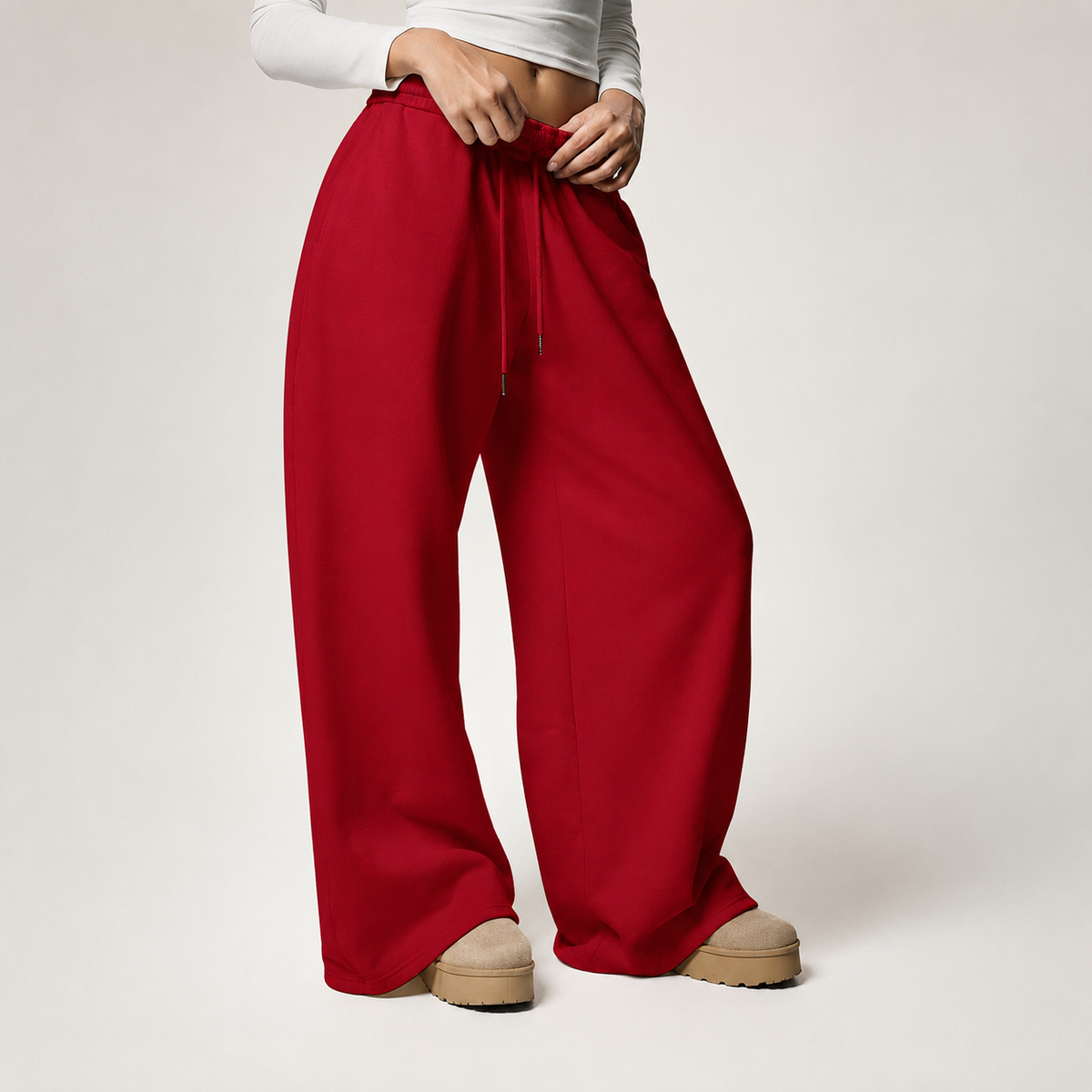Versatile Wide Loose Casual Sweatpants For Women | SLIMG:7679914761799079697