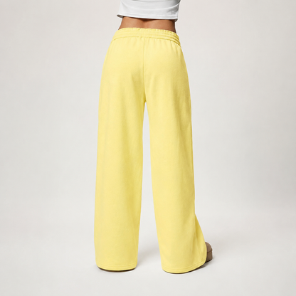 Thermal Lined Thick Versatile Loose Wide Sweatpants