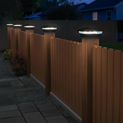 Dual Mode Waterproof Solar Post Cap Lights For Outdoor Fence | SLIMG:7458168873273009566