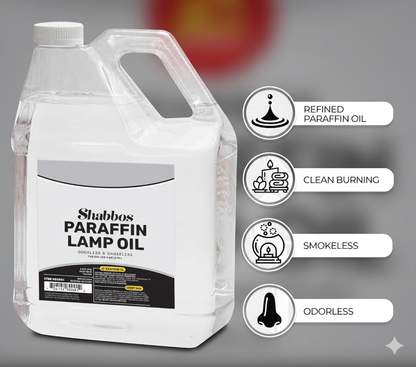 1 Gallon Clear Smokeless Odorless Paraffin Lamp Oil