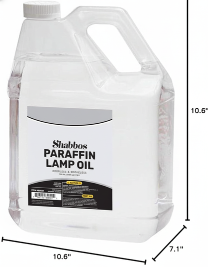 1 Gallon Clear Smokeless Odorless Paraffin Lamp Oil
