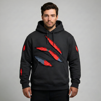 Spider Web Design Graphic Hoodie