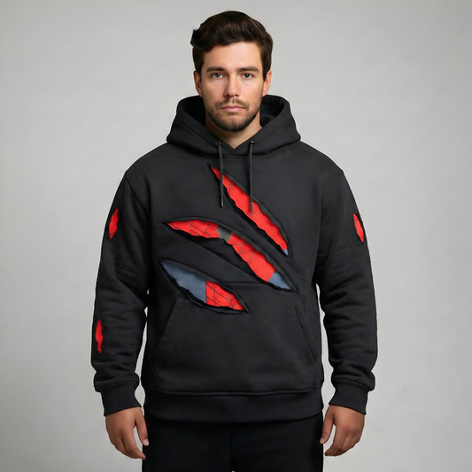 Spider Web Design Graphic Hoodie