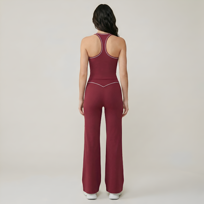 Two Piece Sporty Tracksuit Set For Women