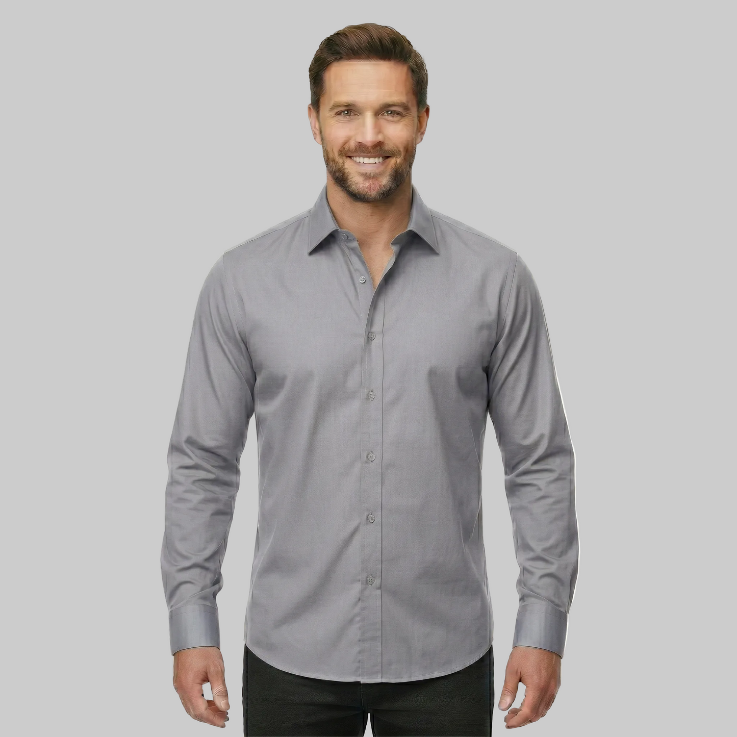 Classic Stretch Long Sleeve Button Down Shirt