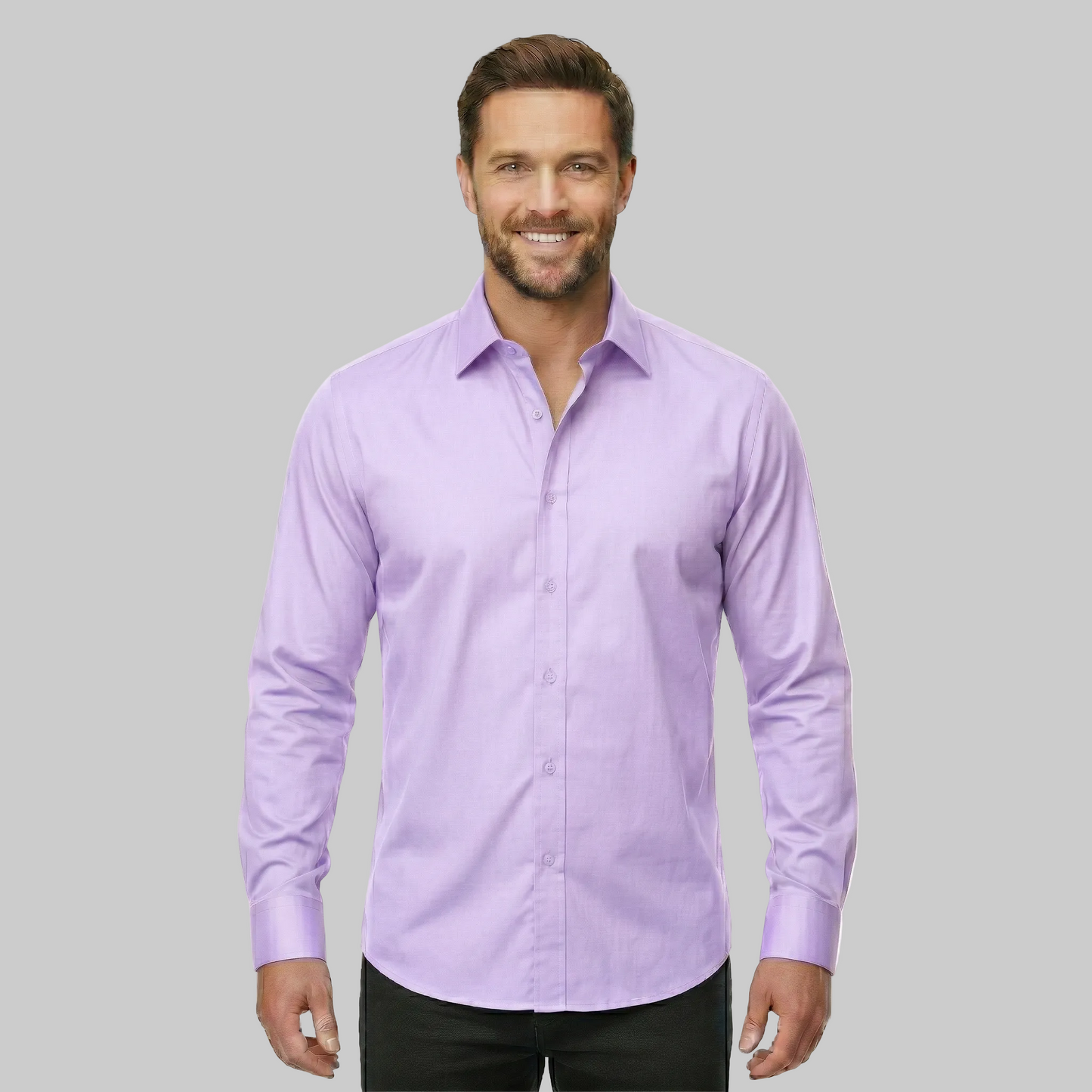 Classic Stretch Long Sleeve Button Down Shirt