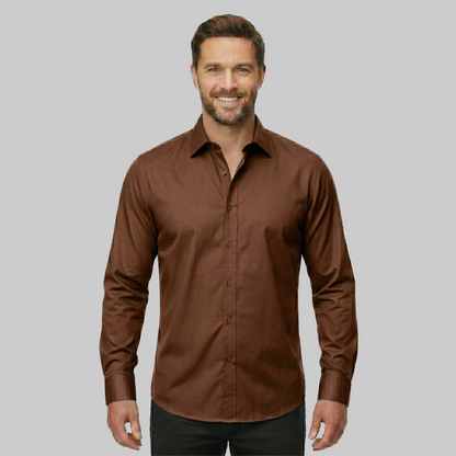Classic Stretch Long Sleeve Button Down Shirt