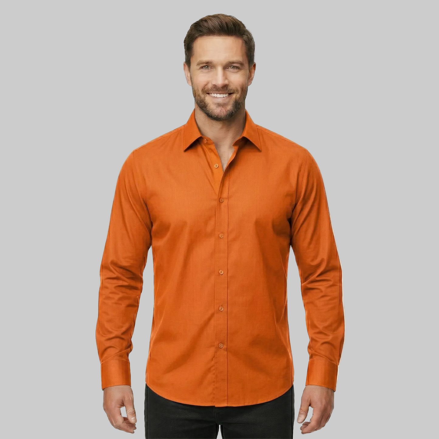 Classic Stretch Long Sleeve Button Down Shirt