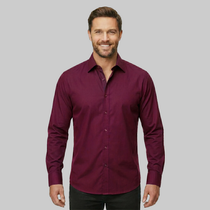 Classic Stretch Long Sleeve Button Down Shirt