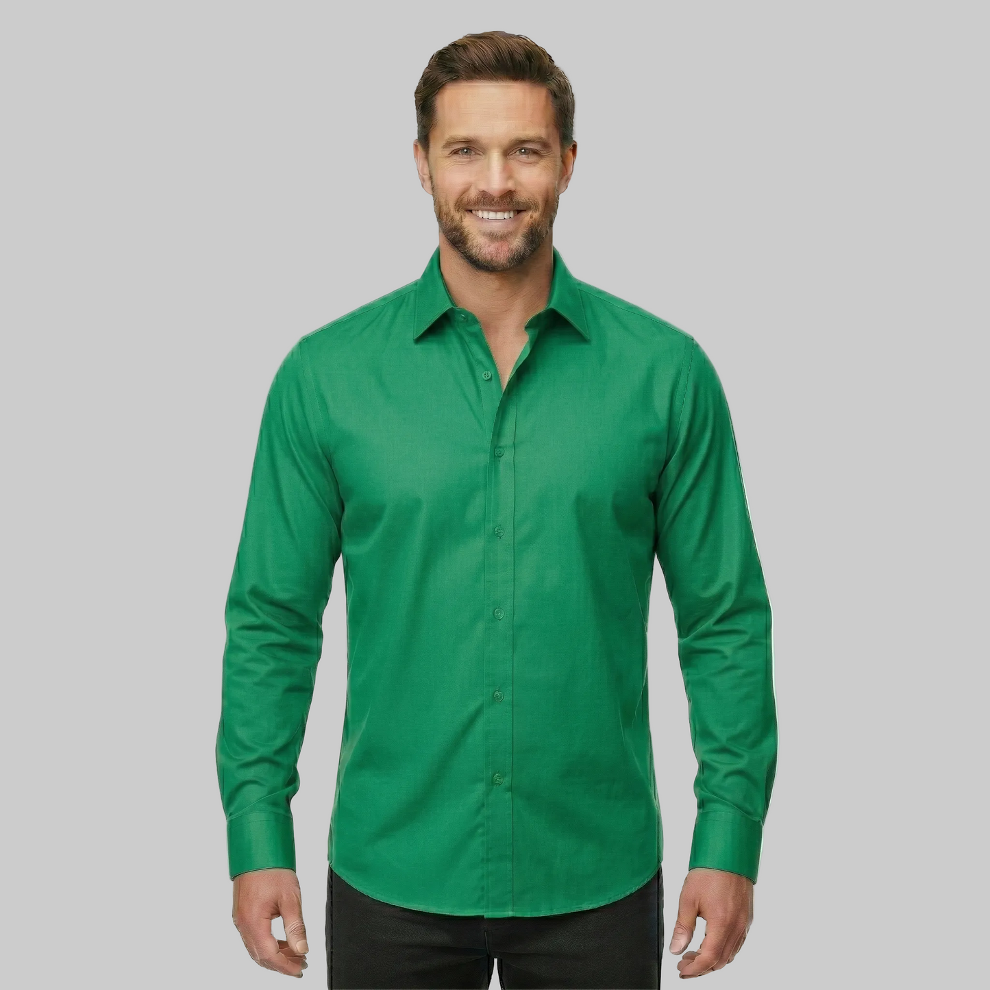 Classic Stretch Long Sleeve Button Down Shirt