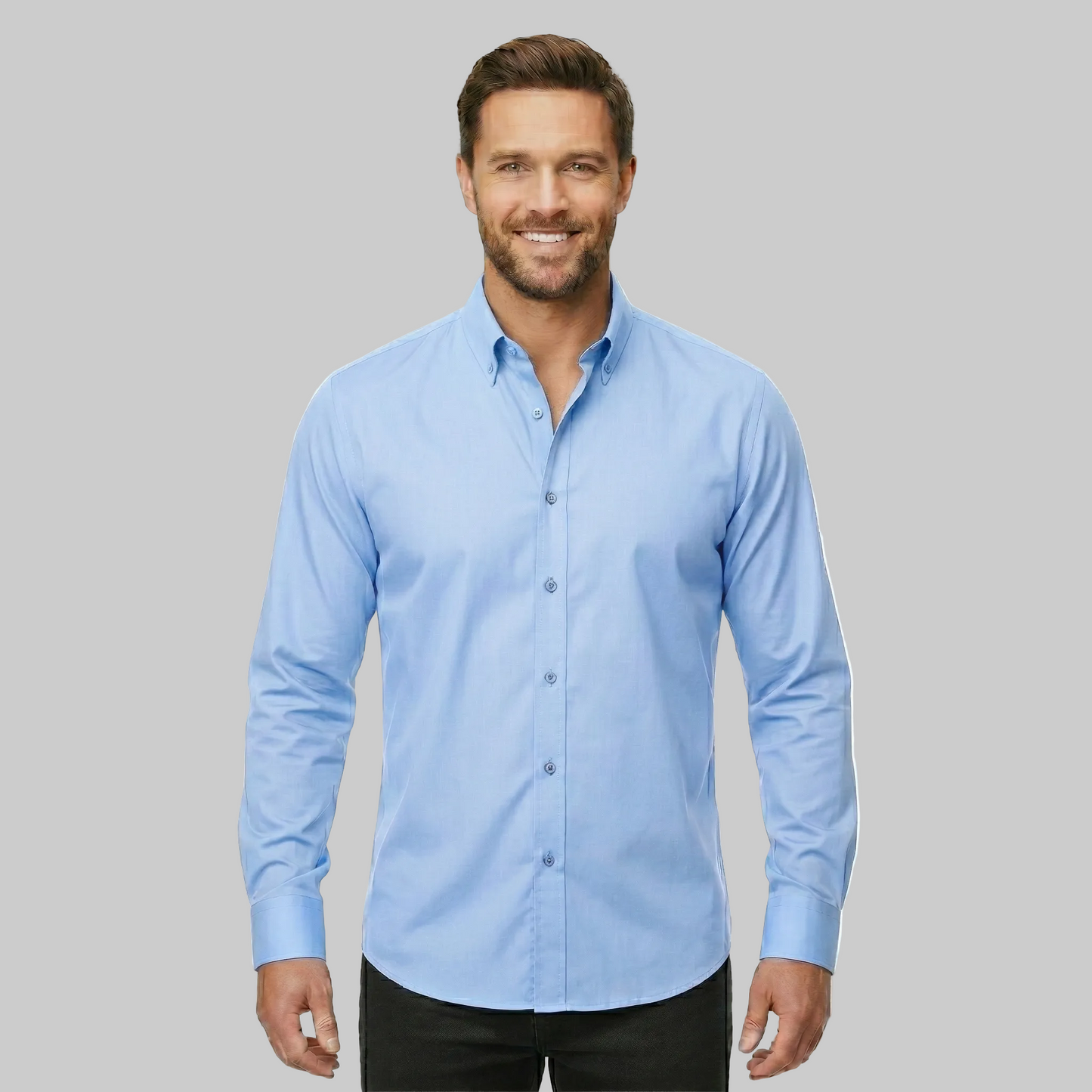 Classic Stretch Long Sleeve Button Down Shirt