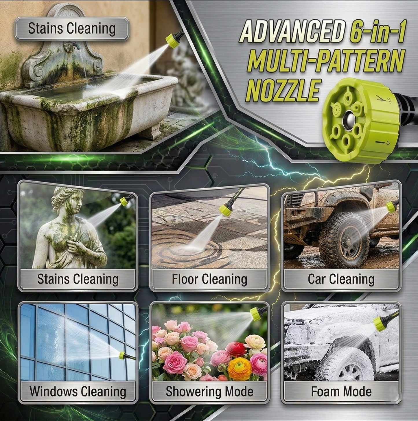 HydroJet Portable Power Washer™ – Cordless High-Pressure Washer for Anywhere Cleaning