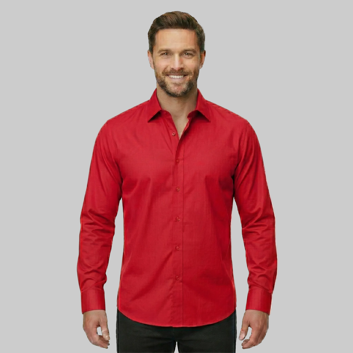 Classic Stretch Long Sleeve Button Down Shirt