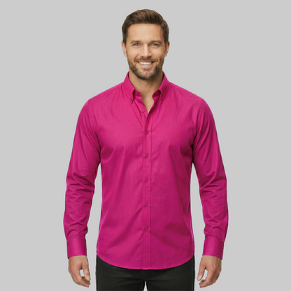 Classic Stretch Long Sleeve Button Down Shirt