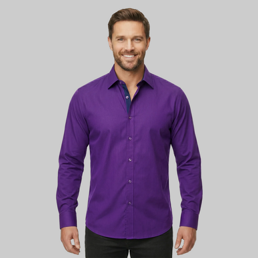 Classic Stretch Long Sleeve Button Down Shirt