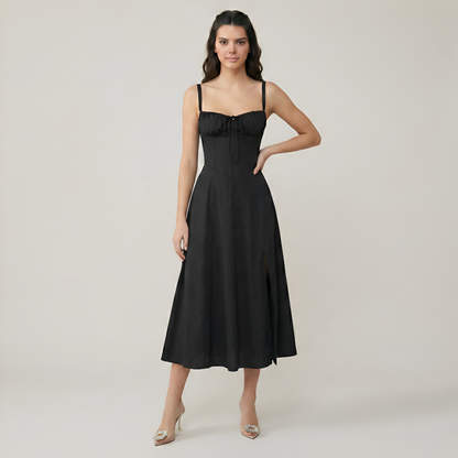 Floral Printed A Line Midi Dress For Women