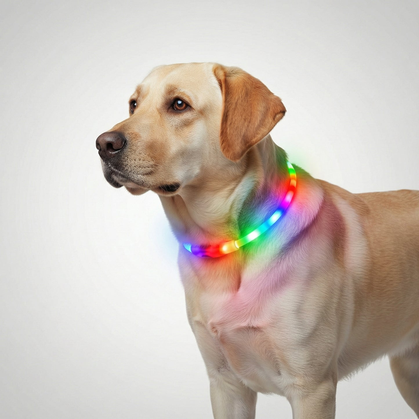 Rechargeable LED Pet Visibility Collar
