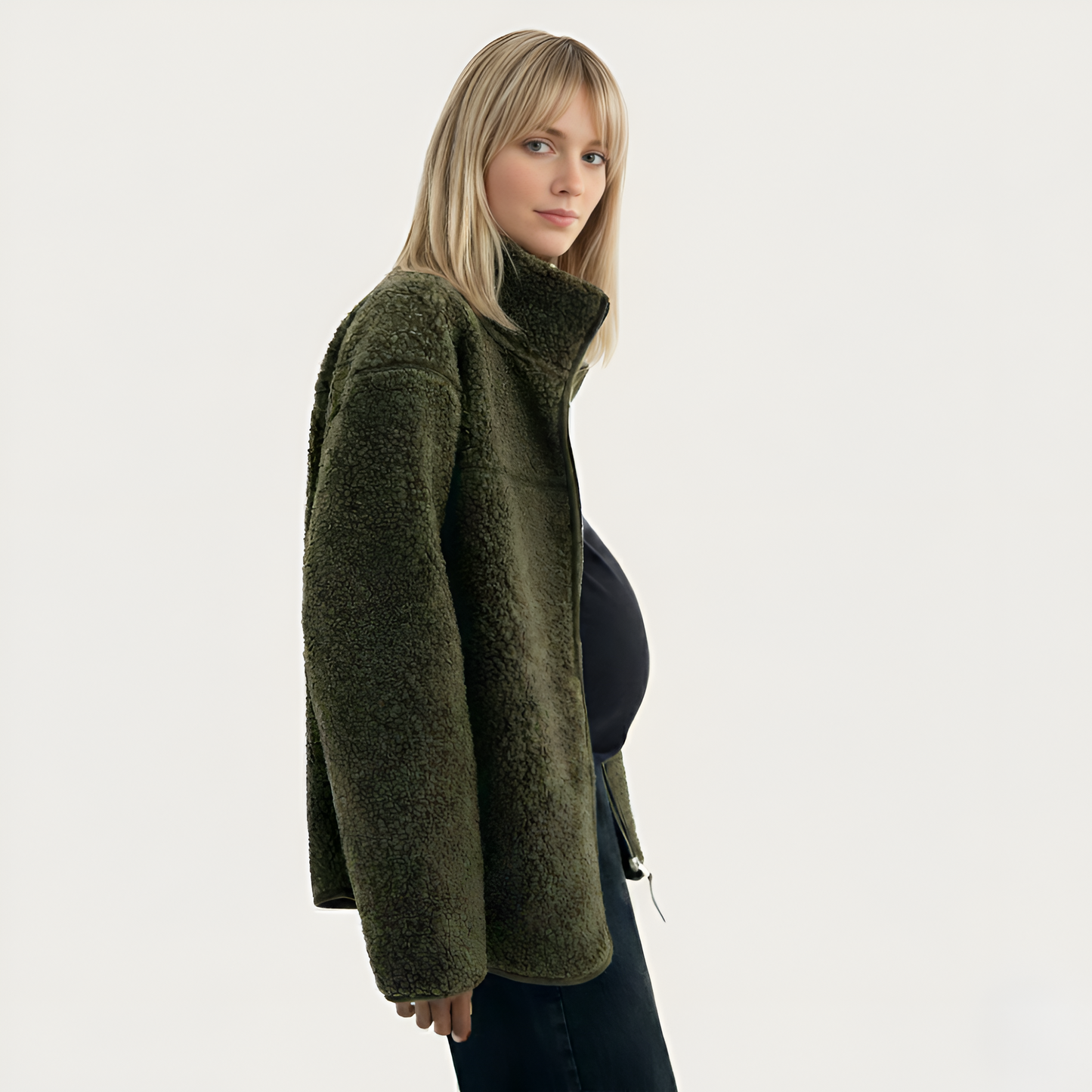 Mama Babywearing Front Carry Fleece Jacket