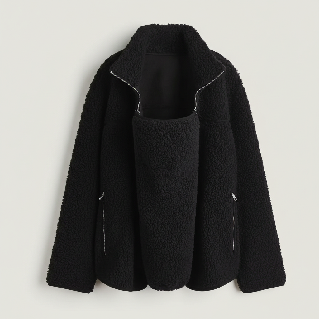 Mama Babywearing Front Carry Fleece Jacket