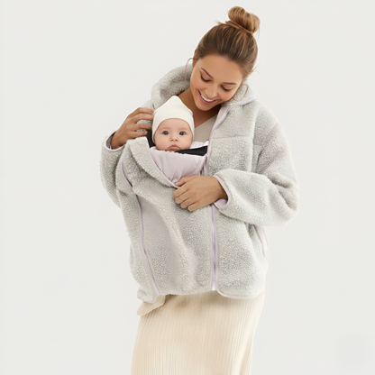 Mama Babywearing Front Carry Fleece Jacket