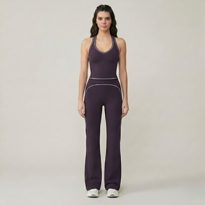 Two Piece Sporty Tracksuit Set For Women