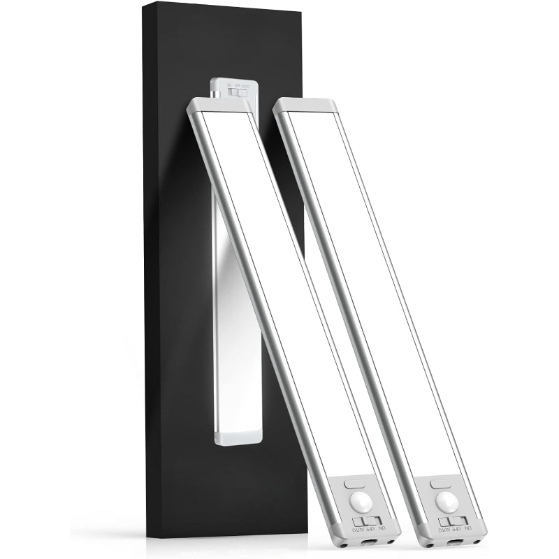 Rechargeable Motion Sensor Under Cabinet Lights Set-Solar Flame Torch | SLIMG:7057200050003255199