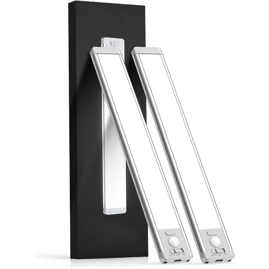 Rechargeable Motion Sensor Under Cabinet Lights Set-Solar Flame Torch | SLIMG:7057200050003255199