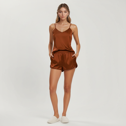 Satin Sleepwear Two Piece Cami Set