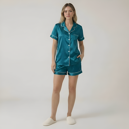 Short Sleeve Classic Pajama Set