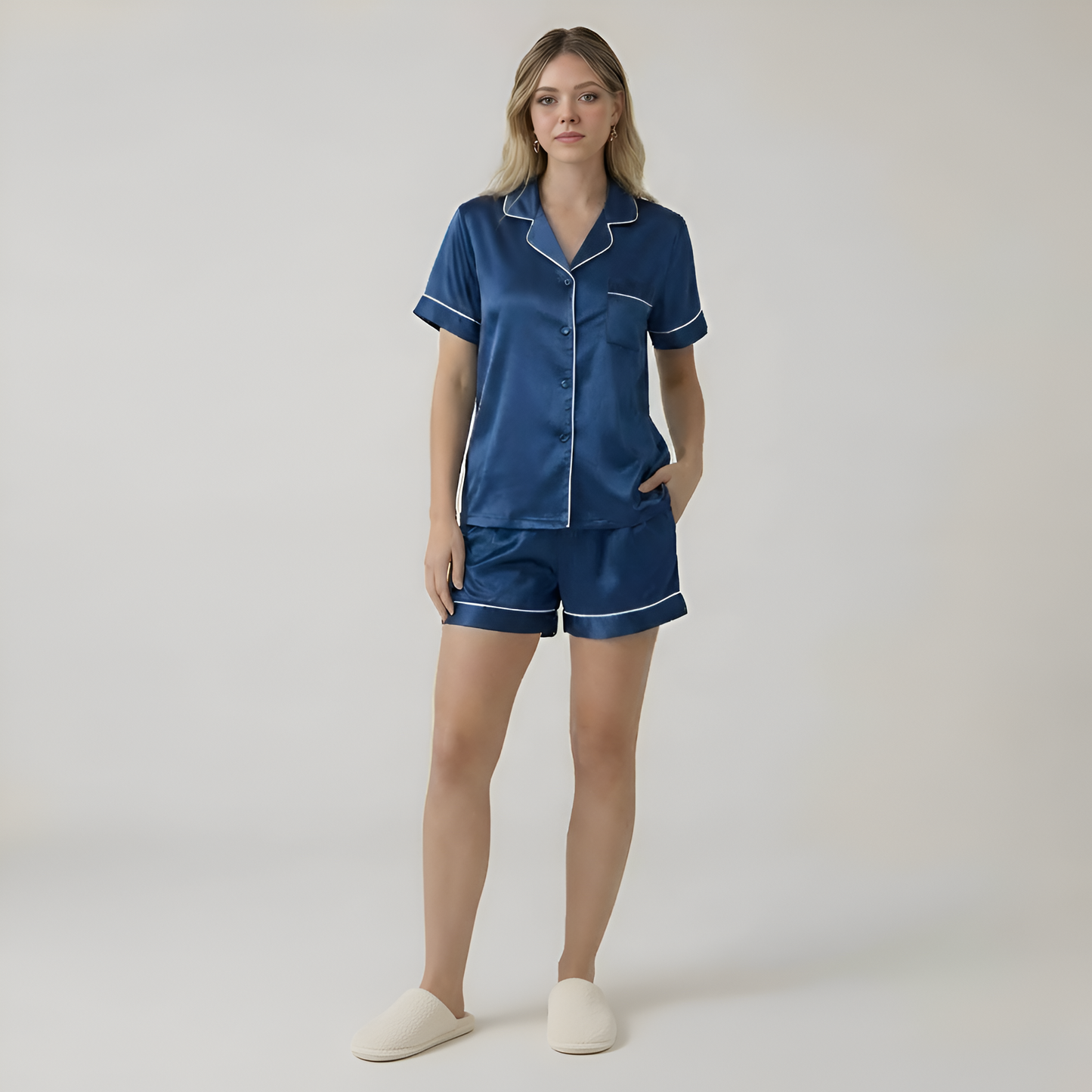 Short Sleeve Classic Pajama Set