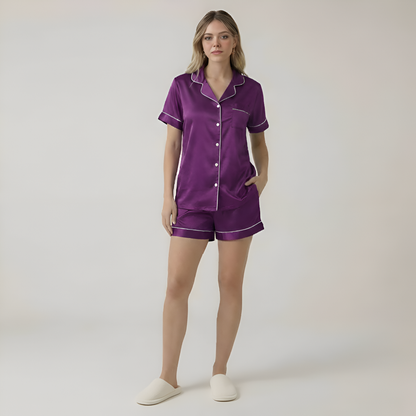 Short Sleeve Classic Pajama Set