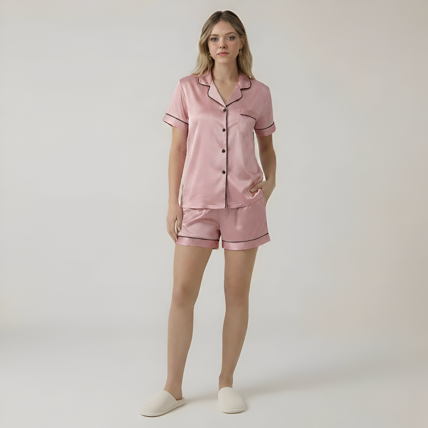 Short Sleeve Classic Pajama Set