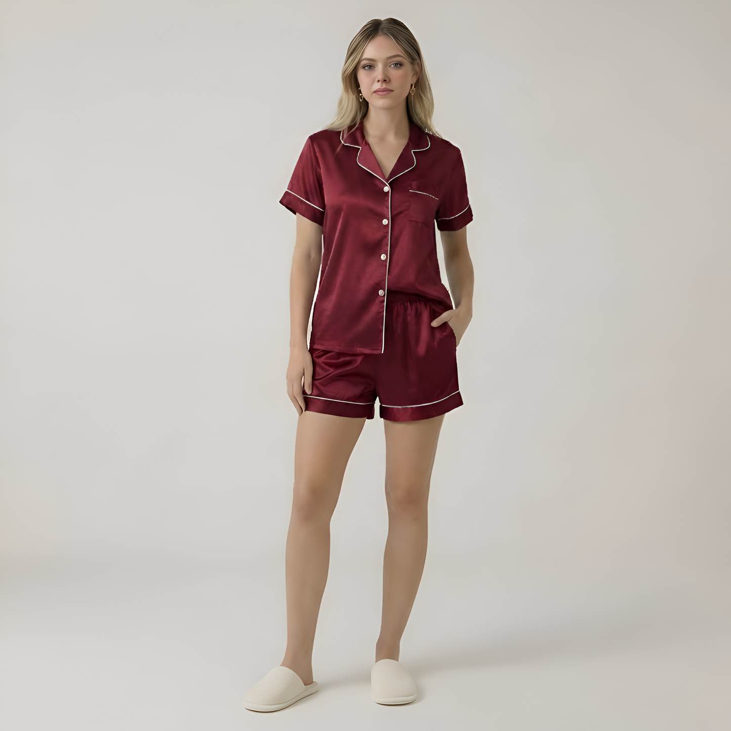 Short Sleeve Classic Pajama Set