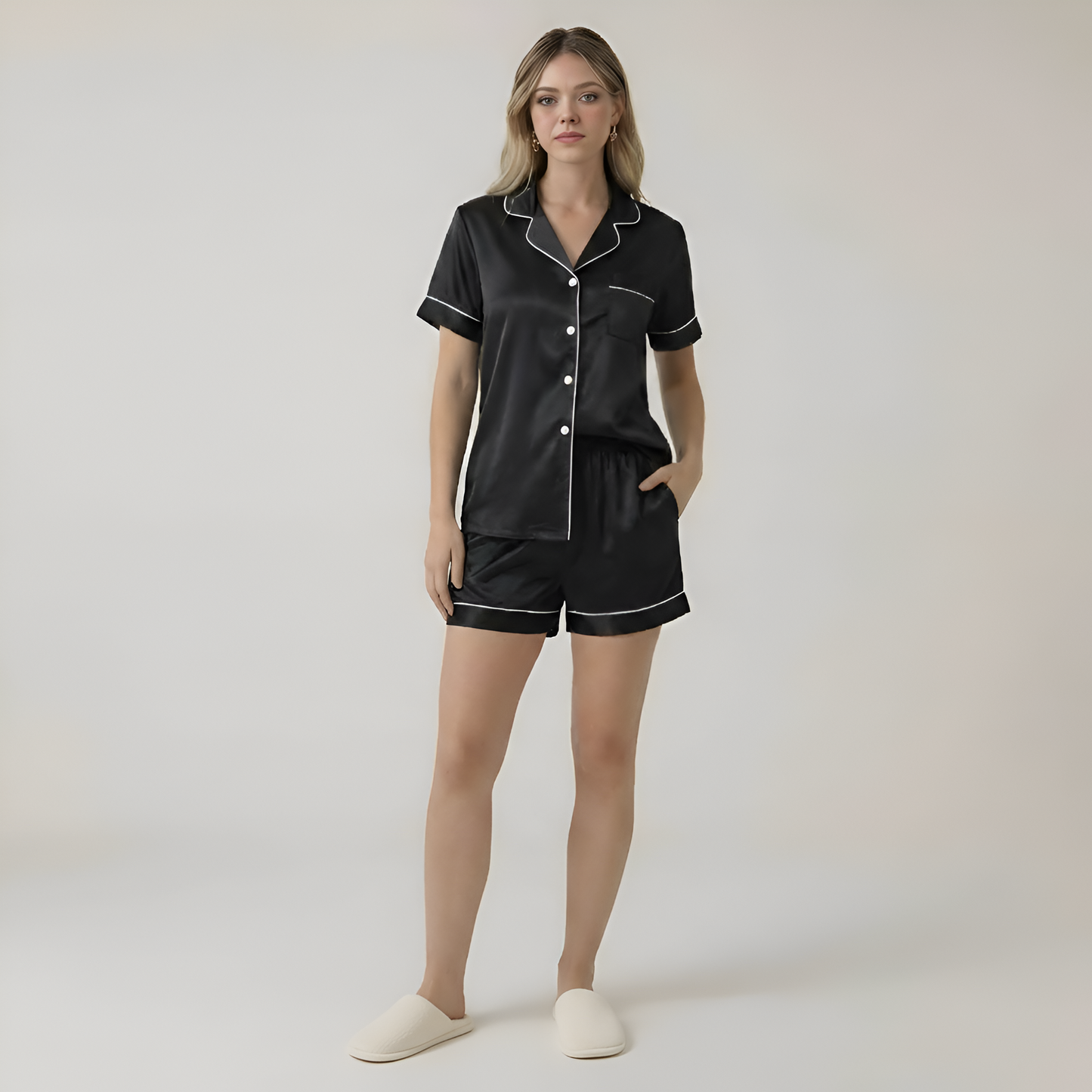 Short Sleeve Classic Pajama Set