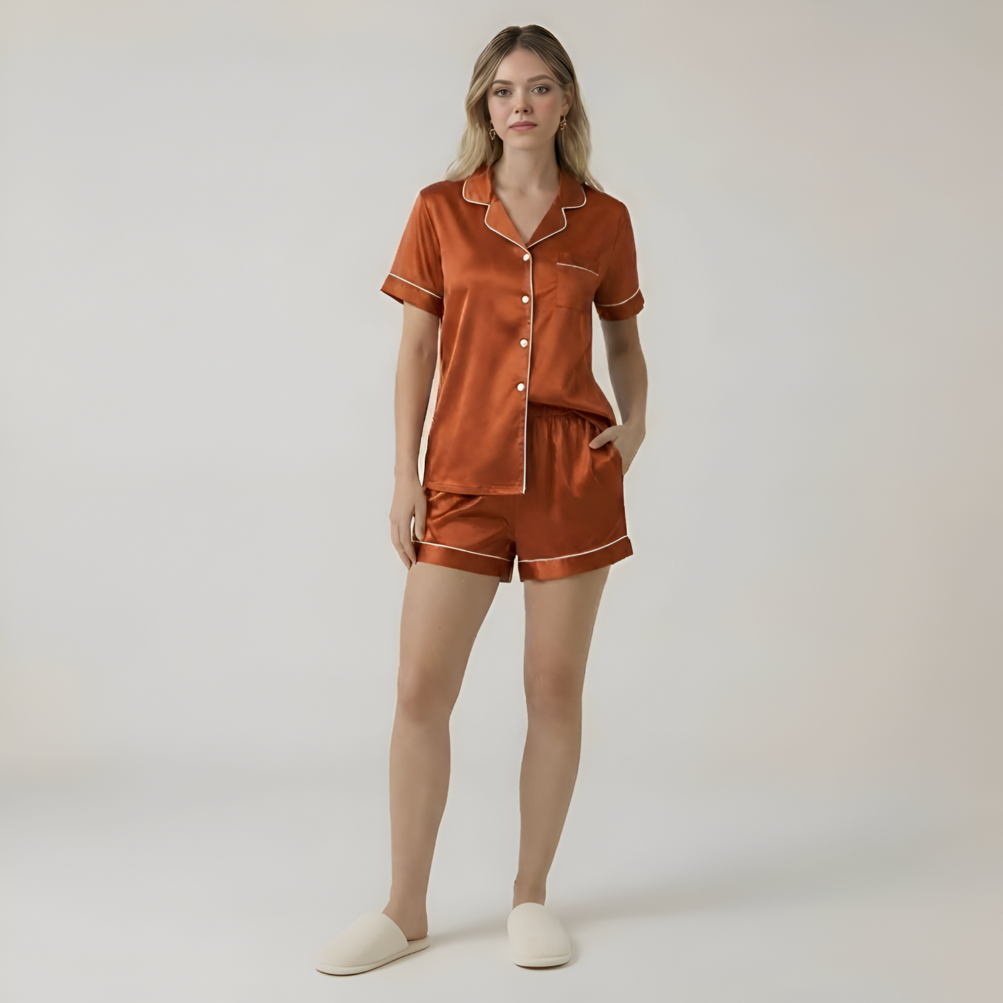 Short Sleeve Classic Pajama Set